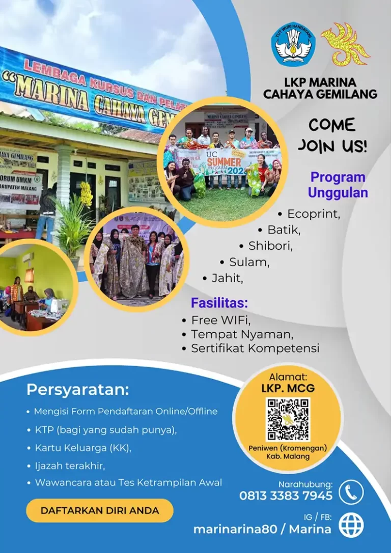 9. LKP Marina Cahaya Gemilang